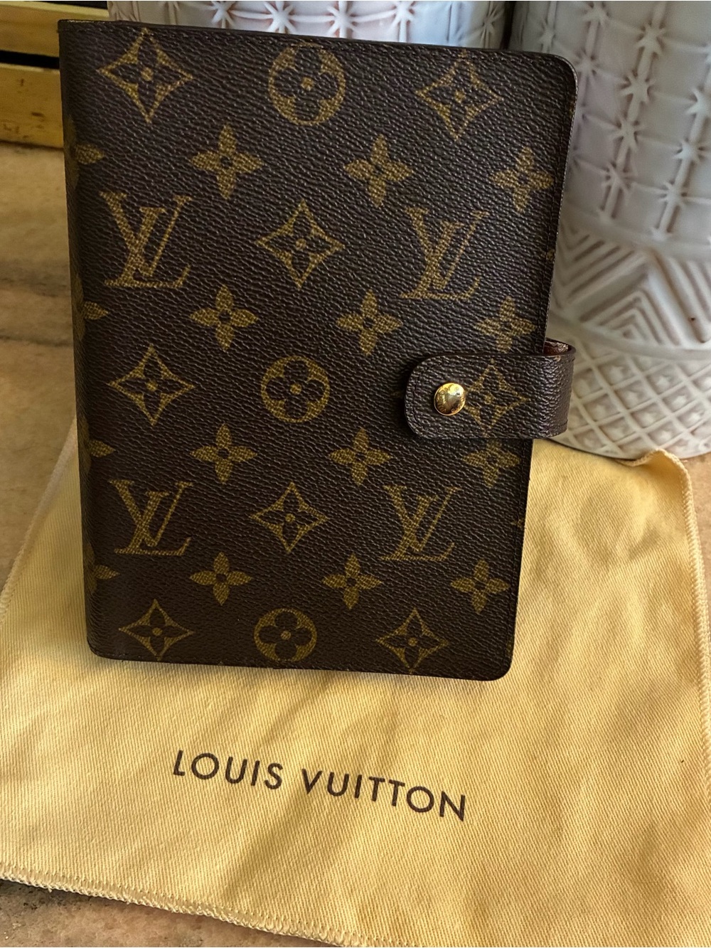 Louis Vuitton Monogram Canvas MM Planner Agenda with inserts ✨AUTHENTIC✨